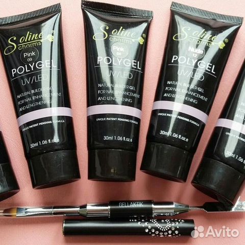 Акригель (polygel) Soline Charms 30 мл