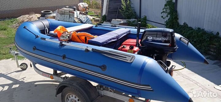 Лодка пвх Triton 365 +мотор Tohatsu 9.9(15) +приц