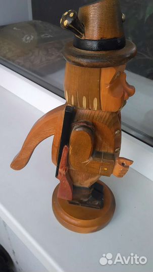 Орехокол щелкунчик ГДР 70е натуральное дерево