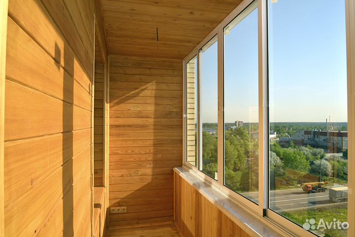 Отделка балконов, лоджий, ванной и др.помещений