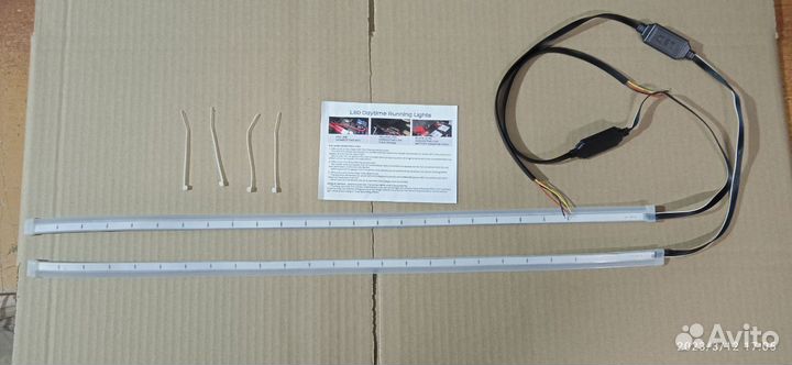 Дневные ходовые огни с бегающим поворотником 60 см