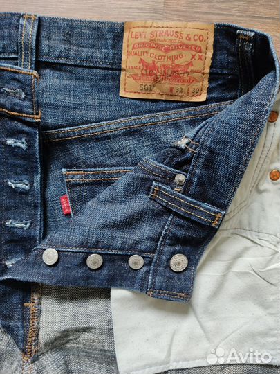 Мужские джинсы Levi's 501 w32 L30 Мексика