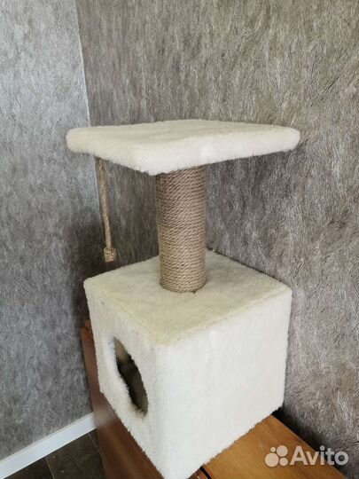 Когтеточка домик для кошки бу