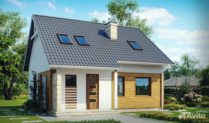 Каркасный дом 120 м2