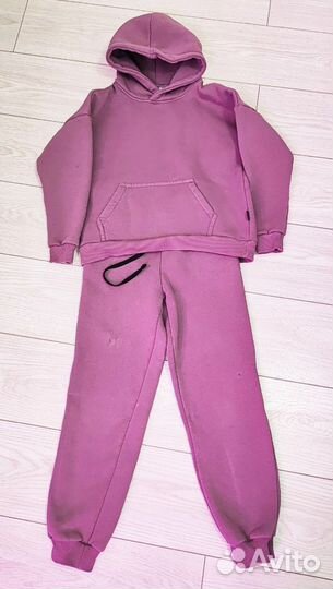 Спортивный костюм с начёсом, разм 140- 146