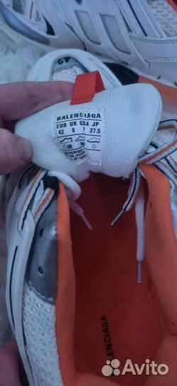 Balenciaga track white orange