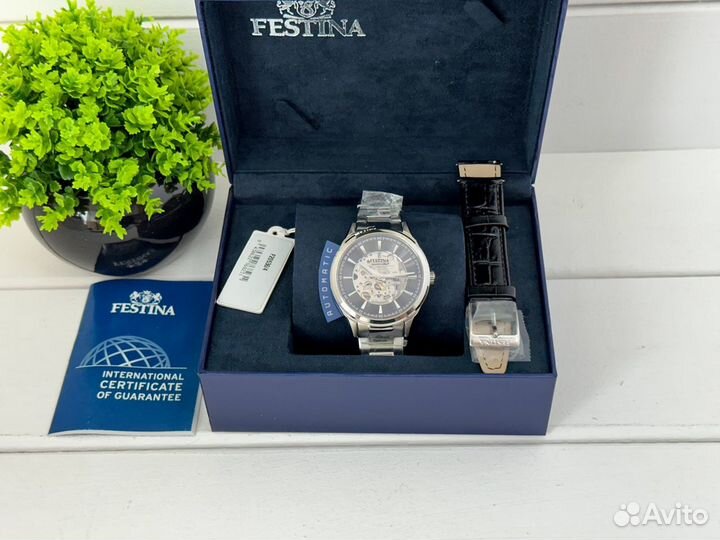 Часы мужские Festina F20536/4 скелетон