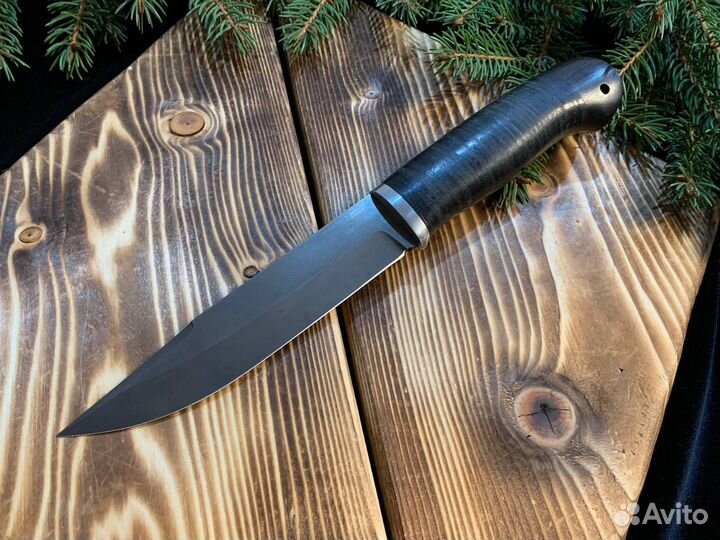 Нож охотничий сталь кованая Х12мф