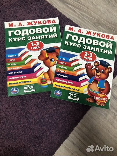 Годовой курс занятий Жукова 1-2 г и 2-3 г (книги)