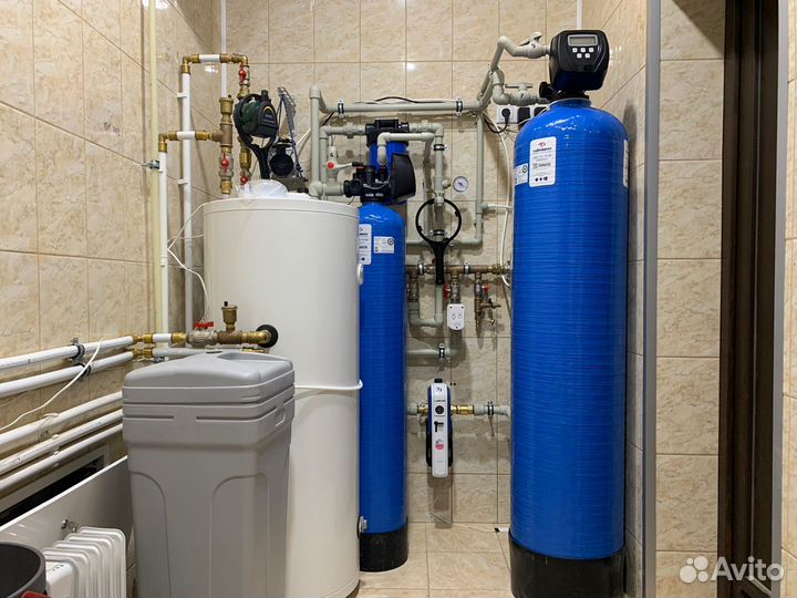 Обслуживание системы очистки воды, водоочистка