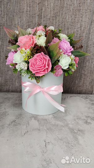 Букет роз из мыла ручной работы