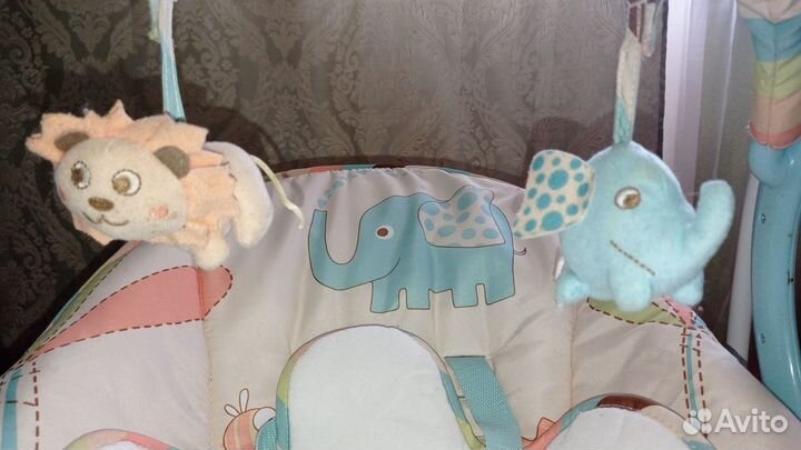 Качели электронные музыкальные детские (4 бат.А А)