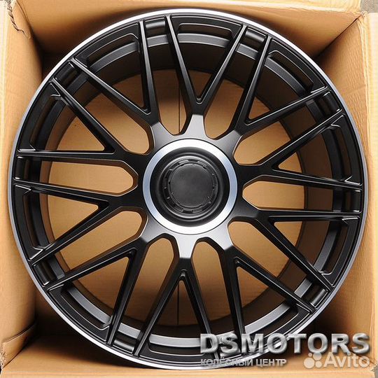 Диски Y0207 11/21 5x112 ET42 d66.6 matt black mach