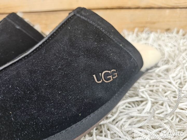 Тапки Ugg Mens Scuff Slipper Black оригинал