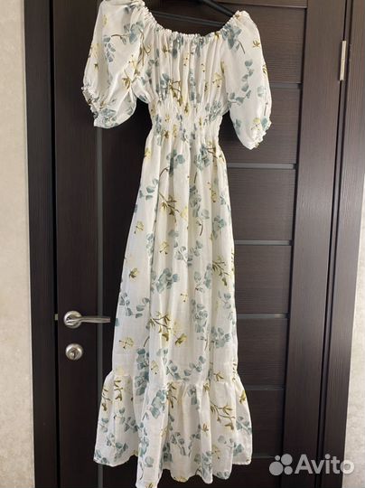 Платье бохо, в пол, ручная работа