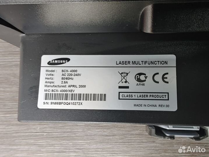 Мфу Samsung SCX-4300, Ч\Б, А4