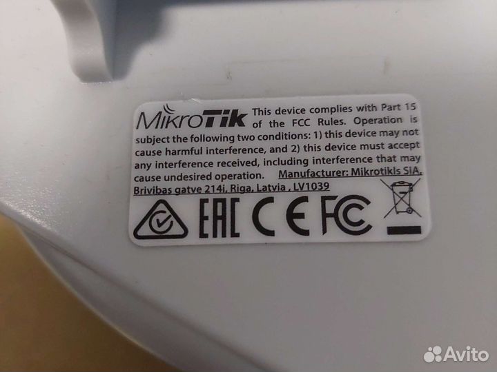 Точка доступа Mikrotik sxt sa5