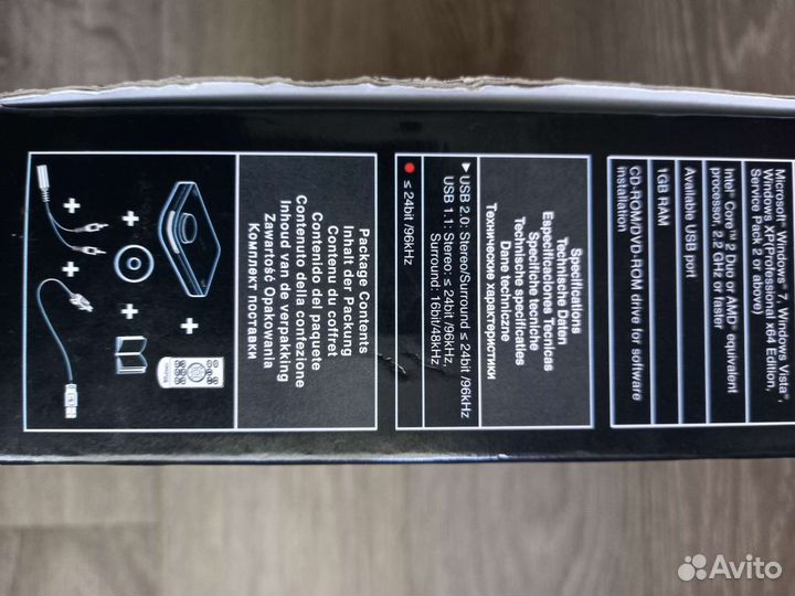 Внешняя звуковая карта creative