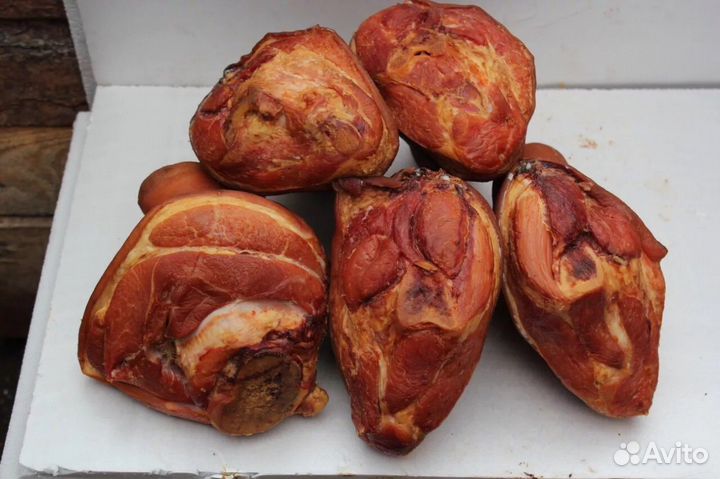 Копченая курица, грудинка,карбанат и рульки