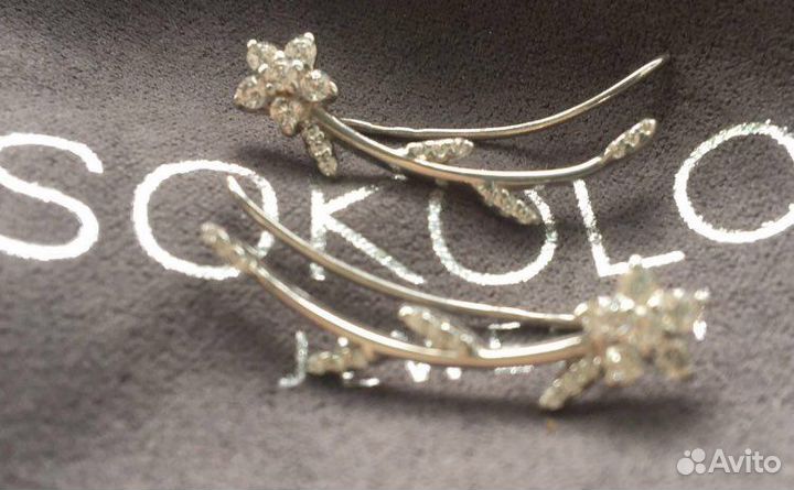 Серебряные серьги