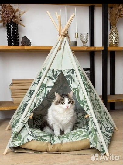 Новая лежанка вигвам, подушка,домик(собака,кошка)