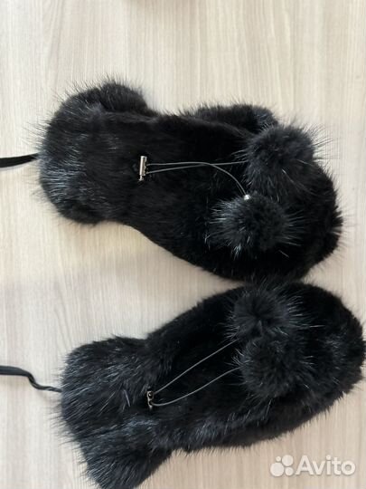 Норковые варежки