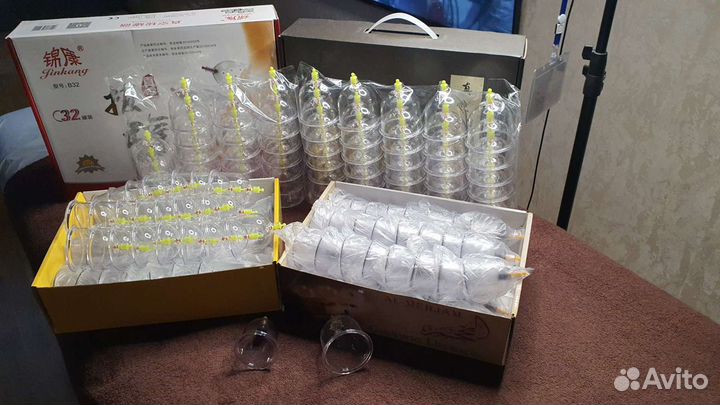 Вакуумные банки для массажа и хиджамы поштучно