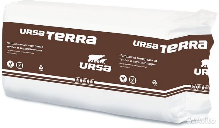Утеплитель ursa terra 34 PN PRO (24) и осб 9,12,16