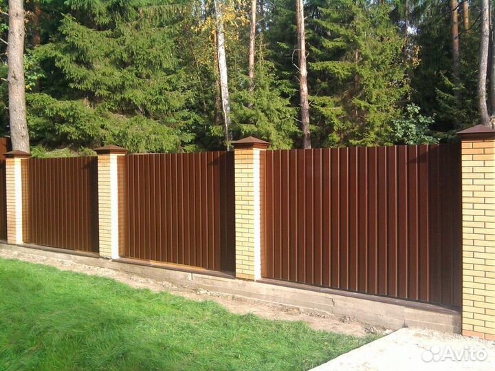 Забор из профлиста