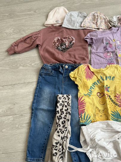 Детские вещи пакетом на девочку 98