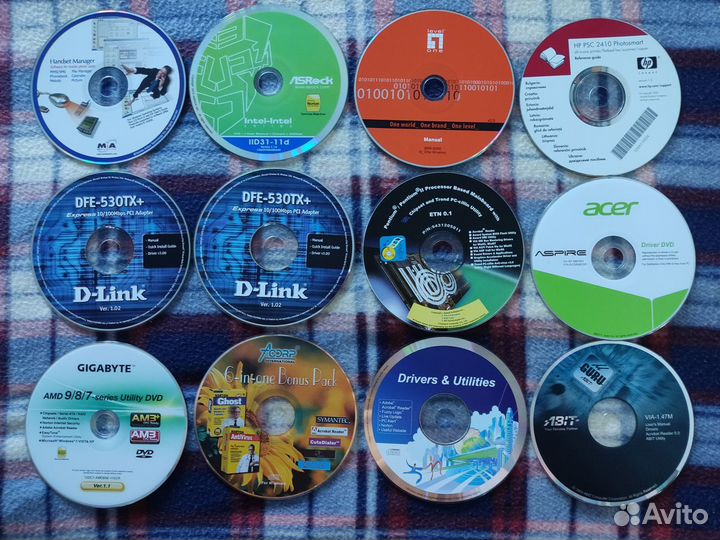 Диски Driver, User Manual & Utilities