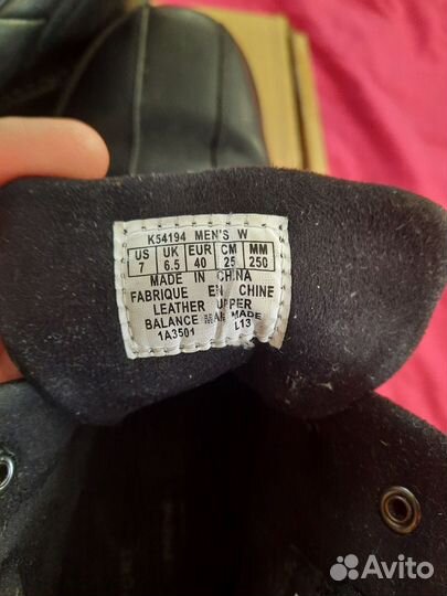 Мужские кожаные ботинки