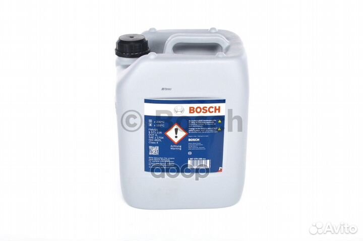 Жидкость тормозная dot-4 brake fluid 5л Bosch 49