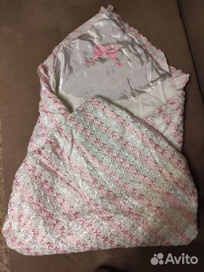 Одеяла на выписку для девочки деми/зима