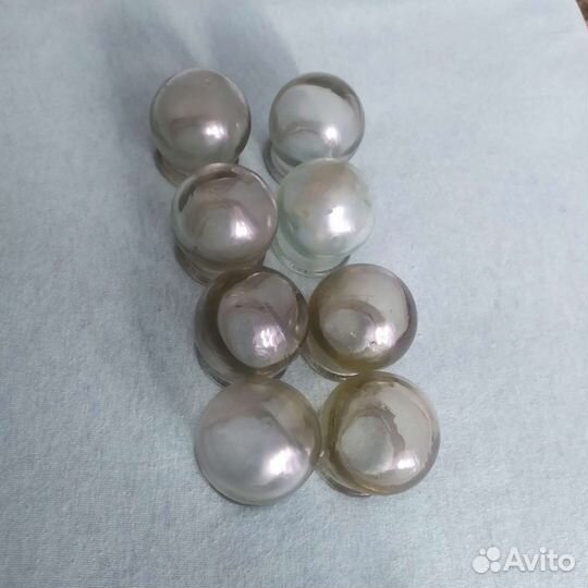 Медицинские банки стеклянные СССР 8 шт