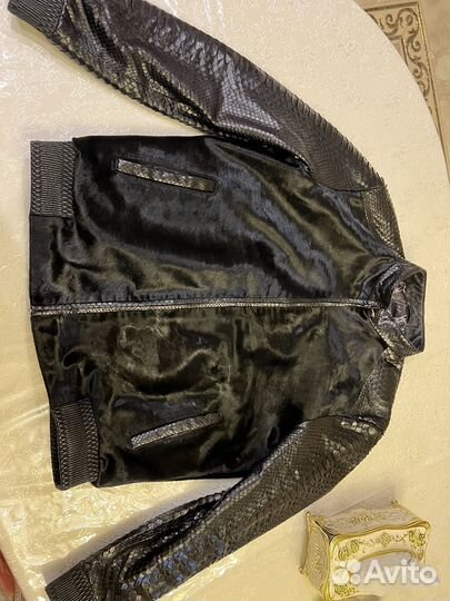 Кожаная куртка мужская