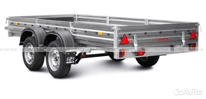 Прицеп легковой двухосный мзса 3,5*1,5