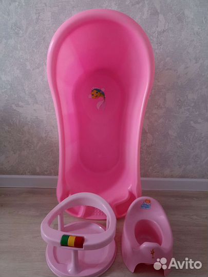 Ванночка для купания, сиденье и горшок