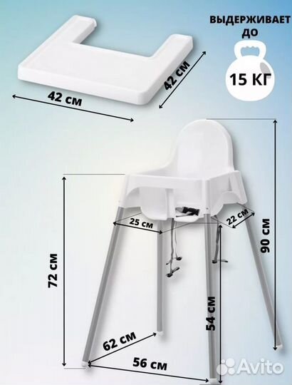 Стул для кормления IKEA