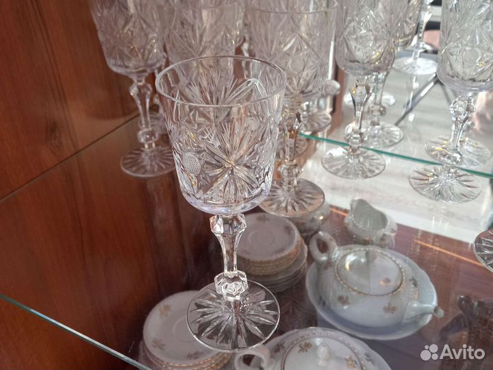 Фужеры хрустальные СССР
