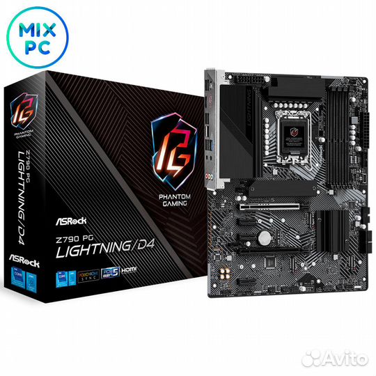 Материнская плата LGA1700 asrock Z790 PG lightning