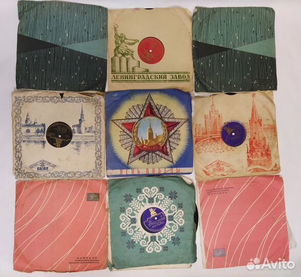 Виниловые пластинки СССР, 36 шт