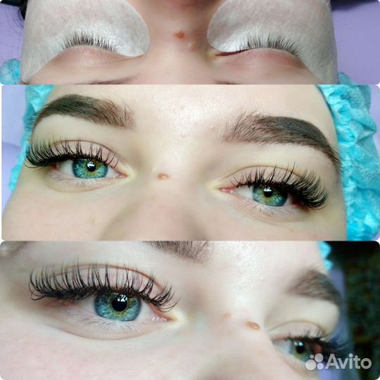 Наращивание ресниц на дому