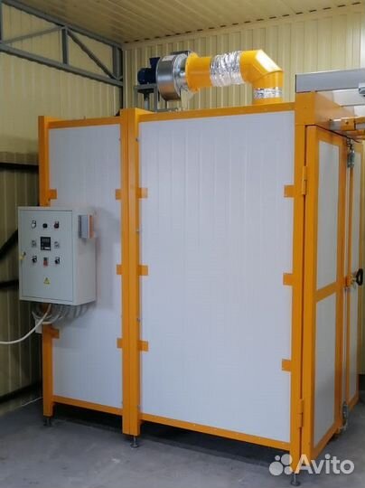 Камера для порошковой покраски дисков