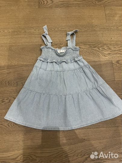 Платье Джинсовый сарафан Zara