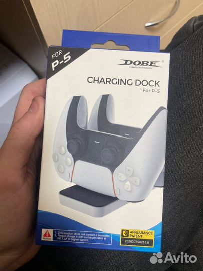 Зарядная станция dualsense ps5 dobe