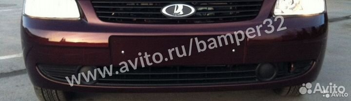 Бампер ваз Приора 2170 передний цвет Антарес 125