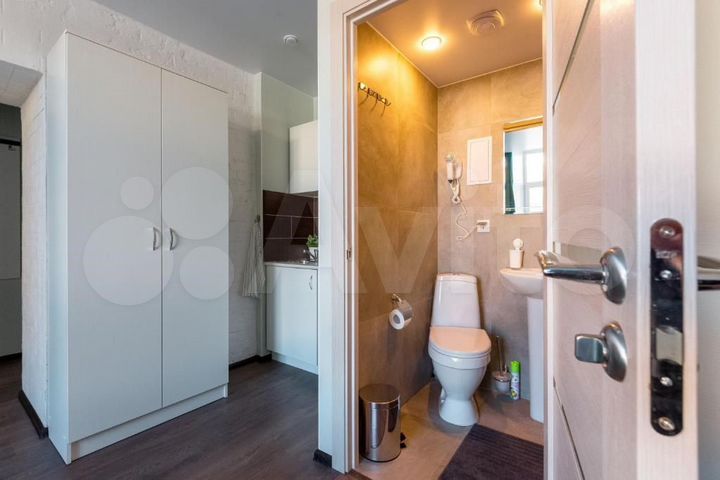 Квартира-студия в апарт-отеле, 14 м², 2/4 эт.