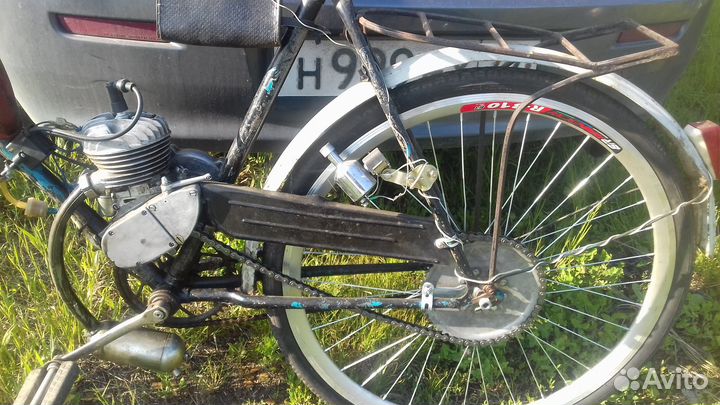 Велосипед с мотором Д5 газуля