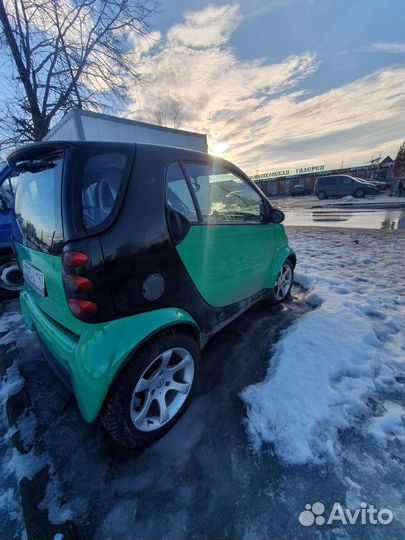 Smart Fortwo 0.7 AMT, 2005, битый, 91 350 км